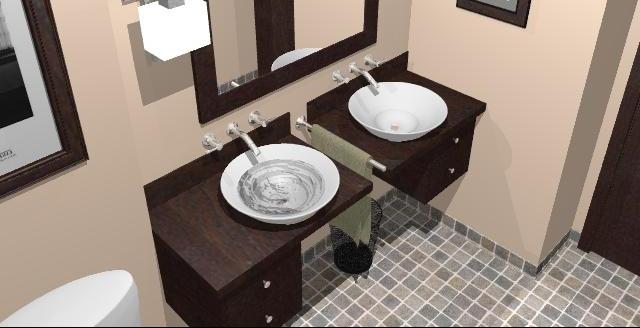 Asian-Inspired Small Bath.