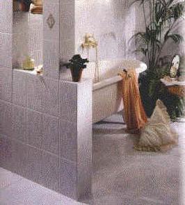 Tile bathroom