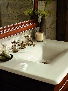 Cast iron lavatory sink from Kohler