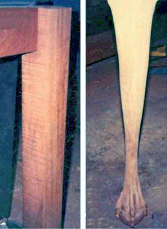 Shaping the serpentine legs