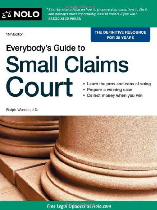 Small claims manual