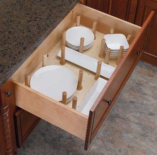 Rev-A-Shelf pegboard drawer organizer
